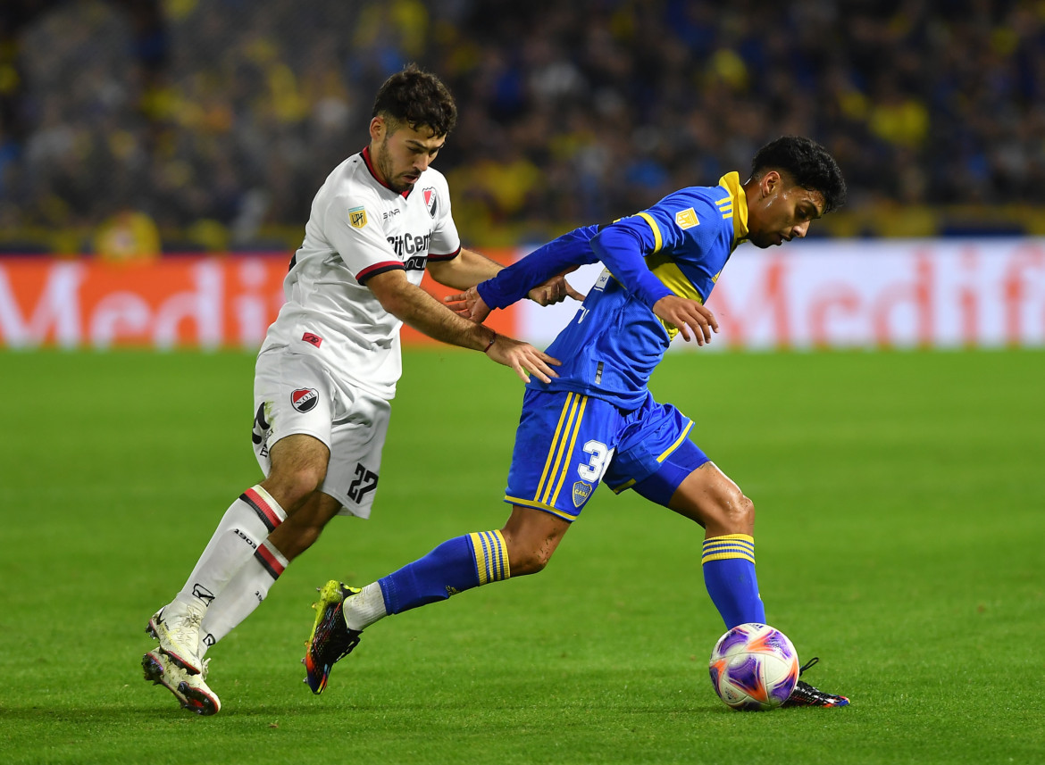 Cristian Medina volvió a anotar para Boca Juniors. Foto: Télam.