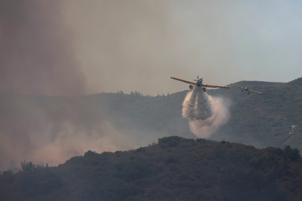 Incendios en Grecia. Foto: Reuters.
