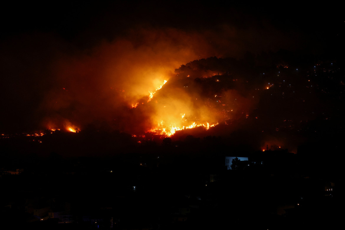 Incendios en Italia. Foto: Reuters