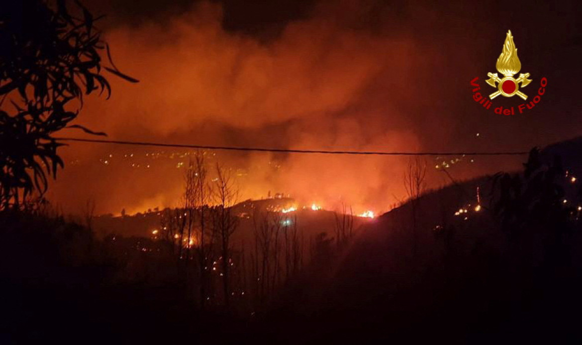 Incendios en Italia. Foto: Reuters