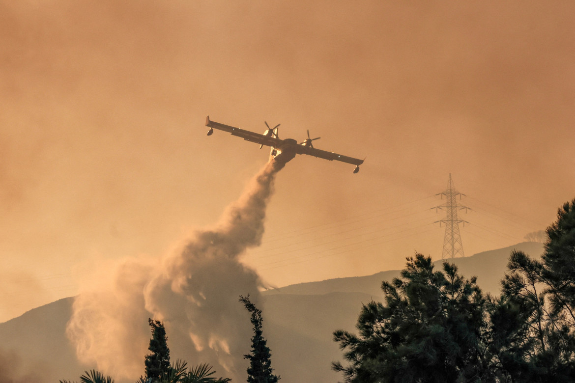 Incendios en Grecia. Foto: Reuters.