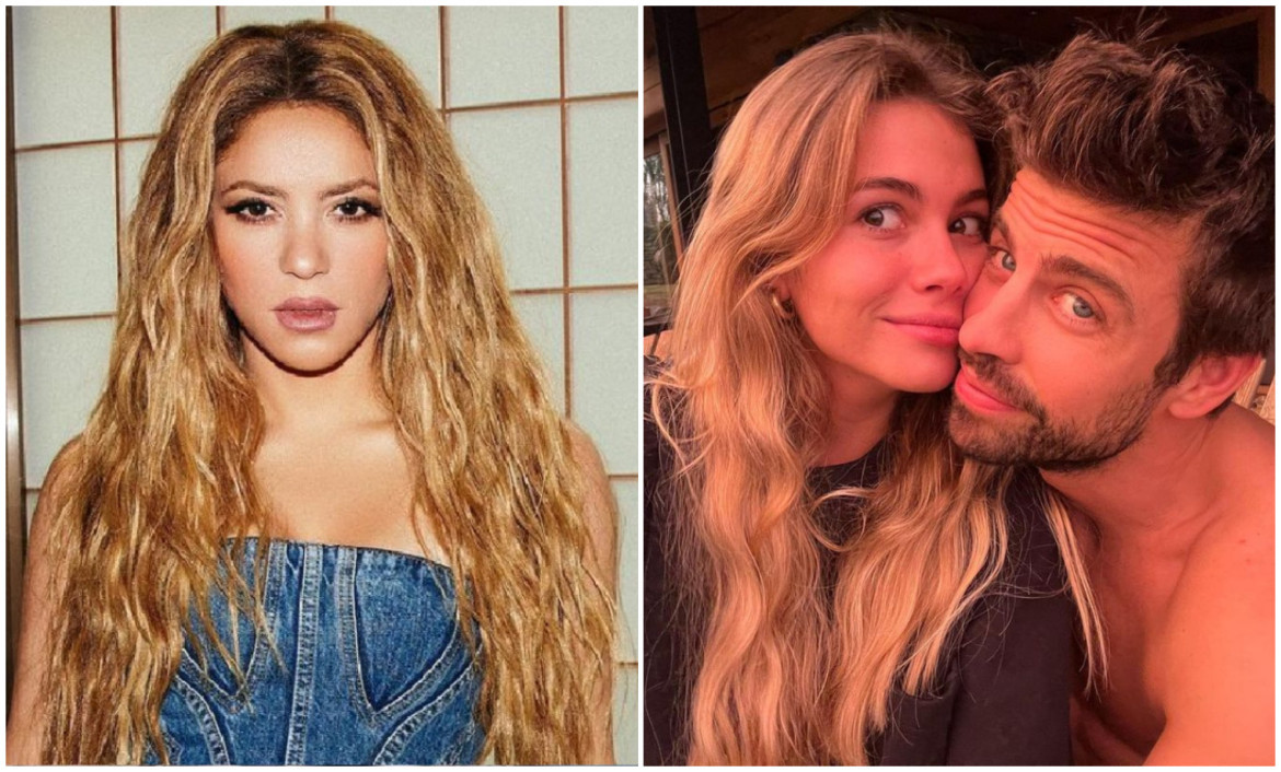 Shakira, Clara Chía Marti y Piqué. Fotos: archivo.