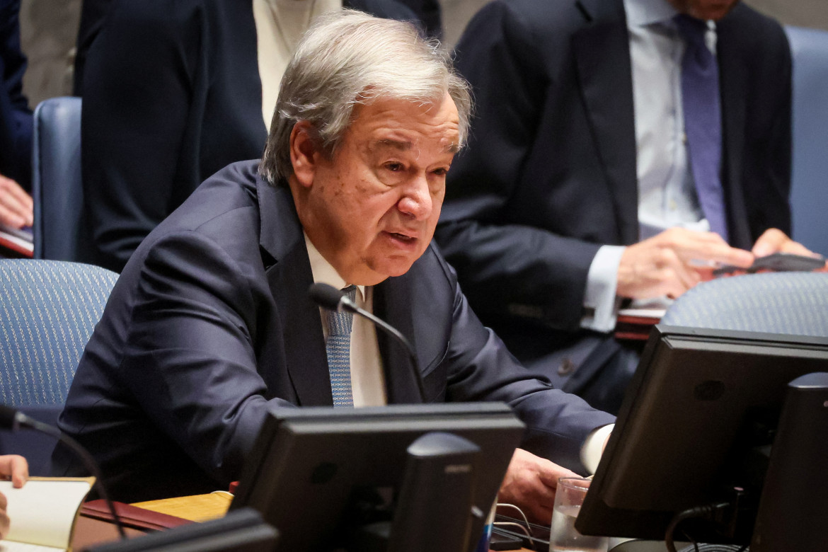 El Secretario General de la ONU, Antonio Guterres. Foto: Reuters.