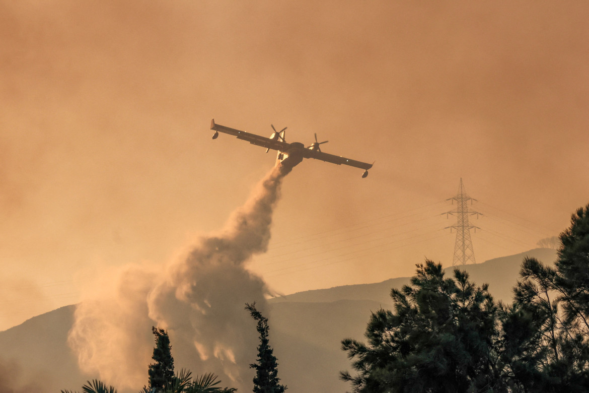Incendios en Grecia. Foto: Reuters