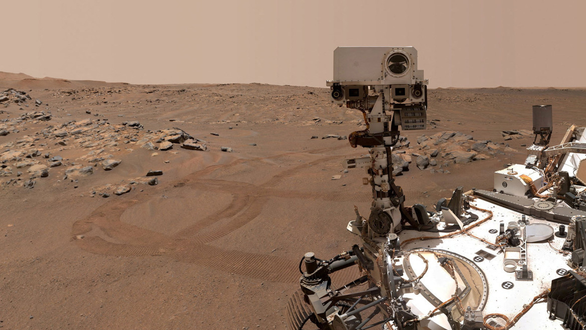 El robot Perseverance se encuentra en Marte. Foto: Reuters.