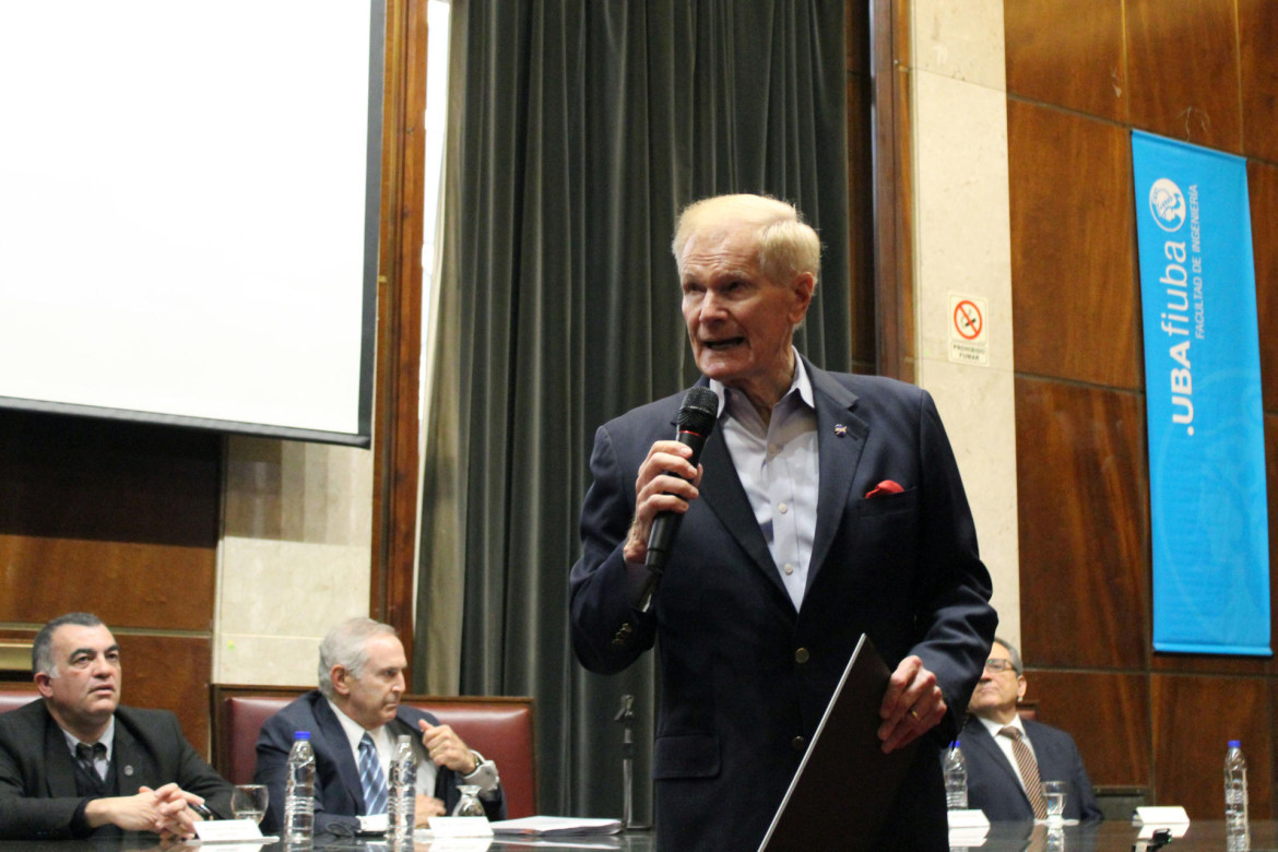 El director de la NASA, Bill Nelson, visitó Argentina. Foto: EFE.