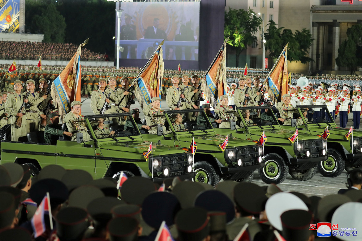 Desfile militar de Corea del Norte. Foto: Reuters.