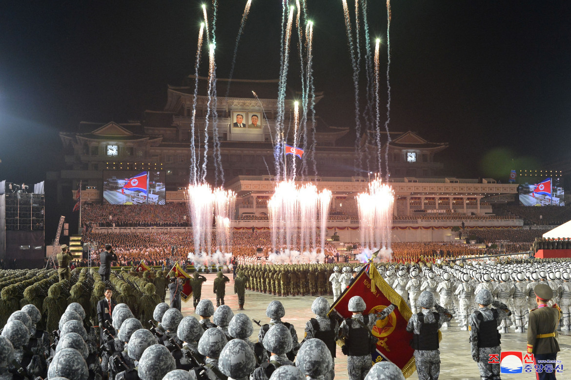 Desfile militar de Corea del Norte. Foto: Reuters.