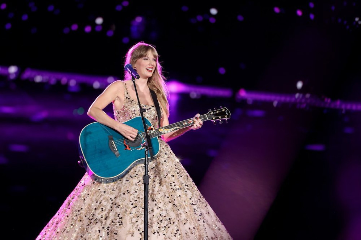 Taylor Swift en su concierto en Seattle. Foto: Instagram @taylorswift.