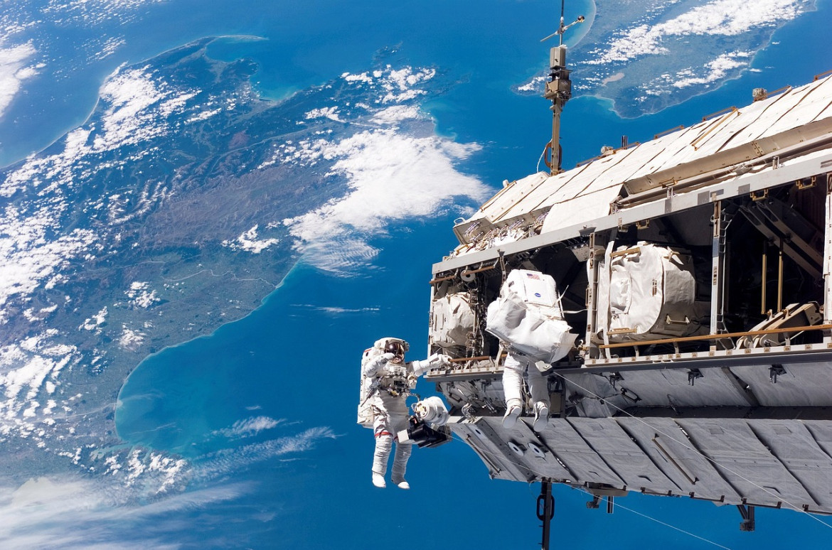 محطة الفضاء الدولية.  الصورة: تويتر @ ناسا.