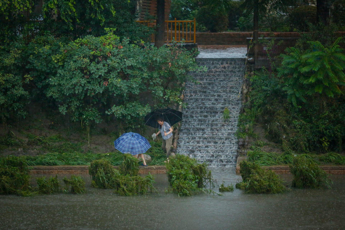 Más de 100.000 evacuados en China por las fuertes lluvias. Foto: EFE