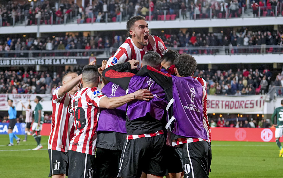 Copa Sudamericana, Estudiantes vs. Goias. Foto: NA.