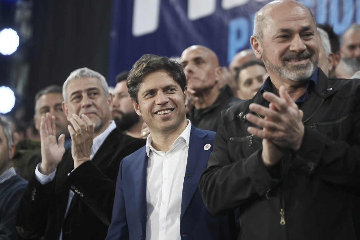 Acto de Kicillof en Ensenada. Foto: Télam