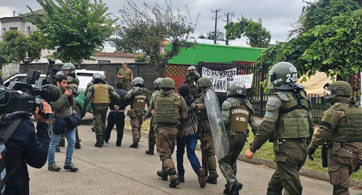 Los manifestantes reclaman el retorno de presos a una cárcel más cercana. Foto: Gentileza Epicentro Chile.