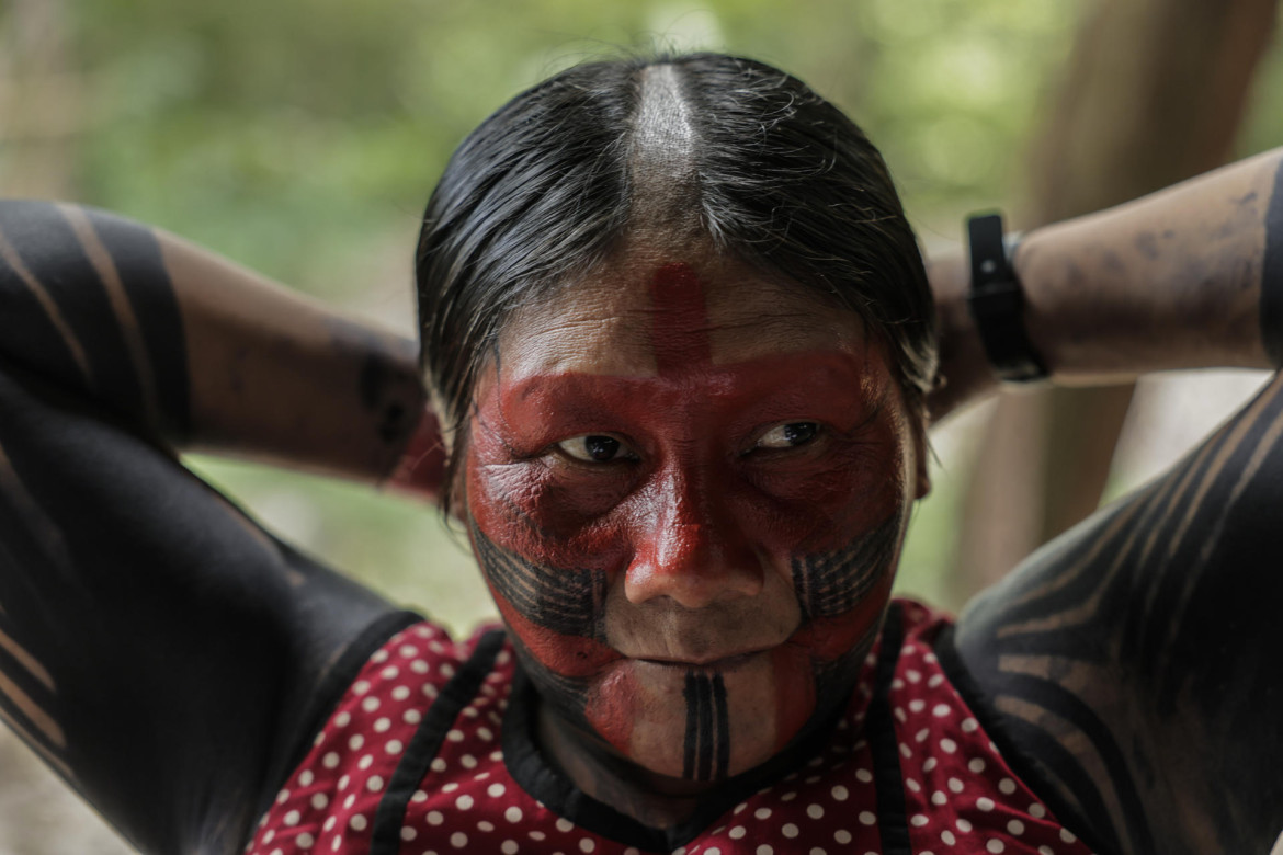 indígena de la tribu Xavante, Brasil. Foto: EFE