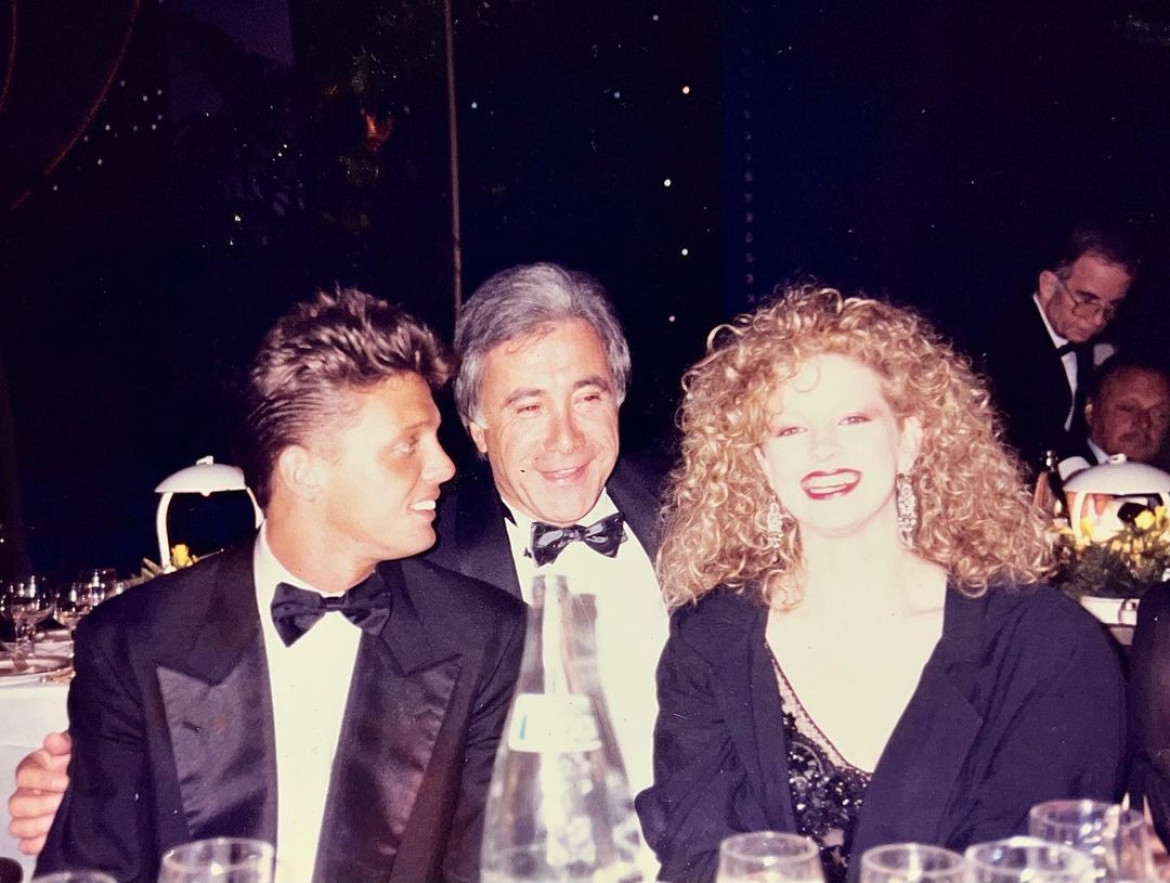 Andrea del Boca con Luis Miguel y Mateyko. Foto: Instagram.