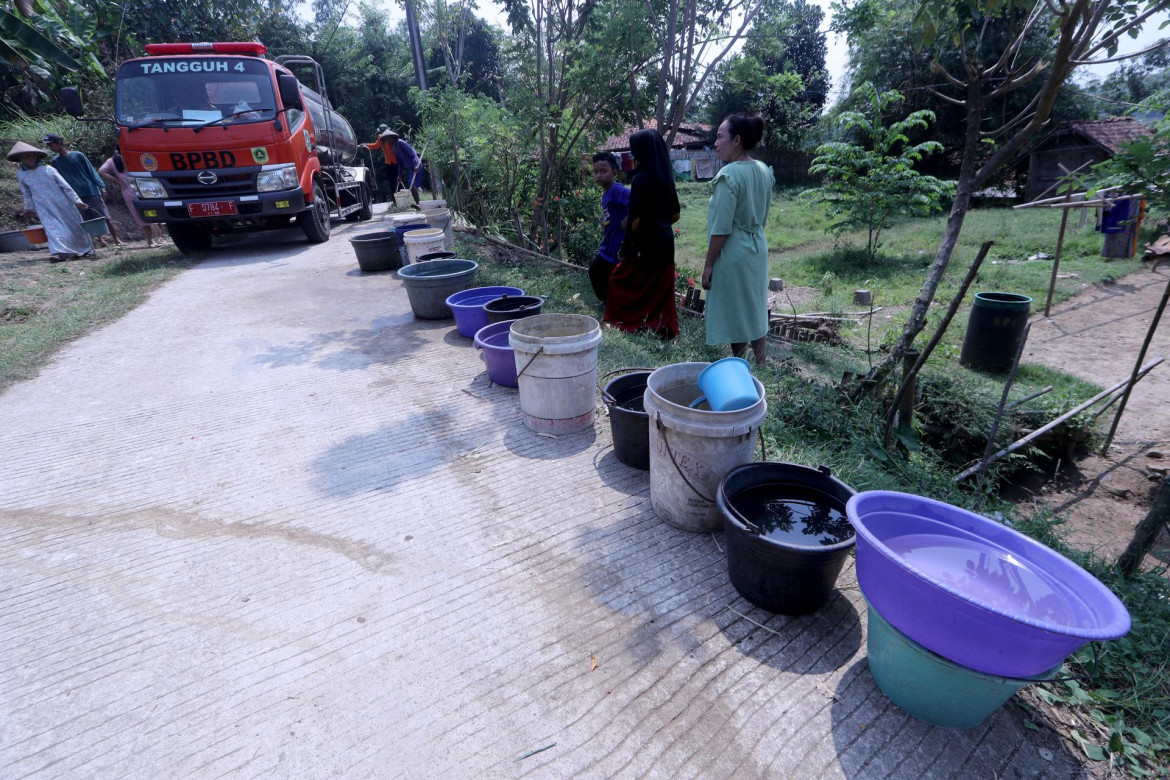 Indonesia fue uno de los países más afectados por el fenómeno "El Niño". Foto: EFE.