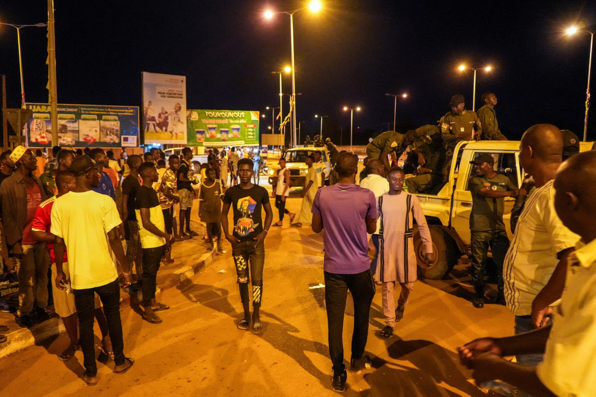 Níger, manifestación en apoyo al golpe de Estado. Foto: Reuters.