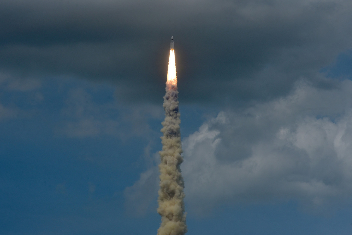Cohete Chandrayaan-3. Foto: Reuters.