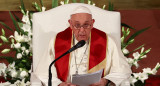 El Papa Francisco en el Mosteiro dos Jeronimos en Lisboa, Portugal. Foto: Reuters.
