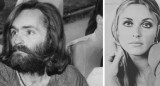 Charles Manson, asesino serial y Sharon Tate, actriz de Hollywood. Foto: Twitter.