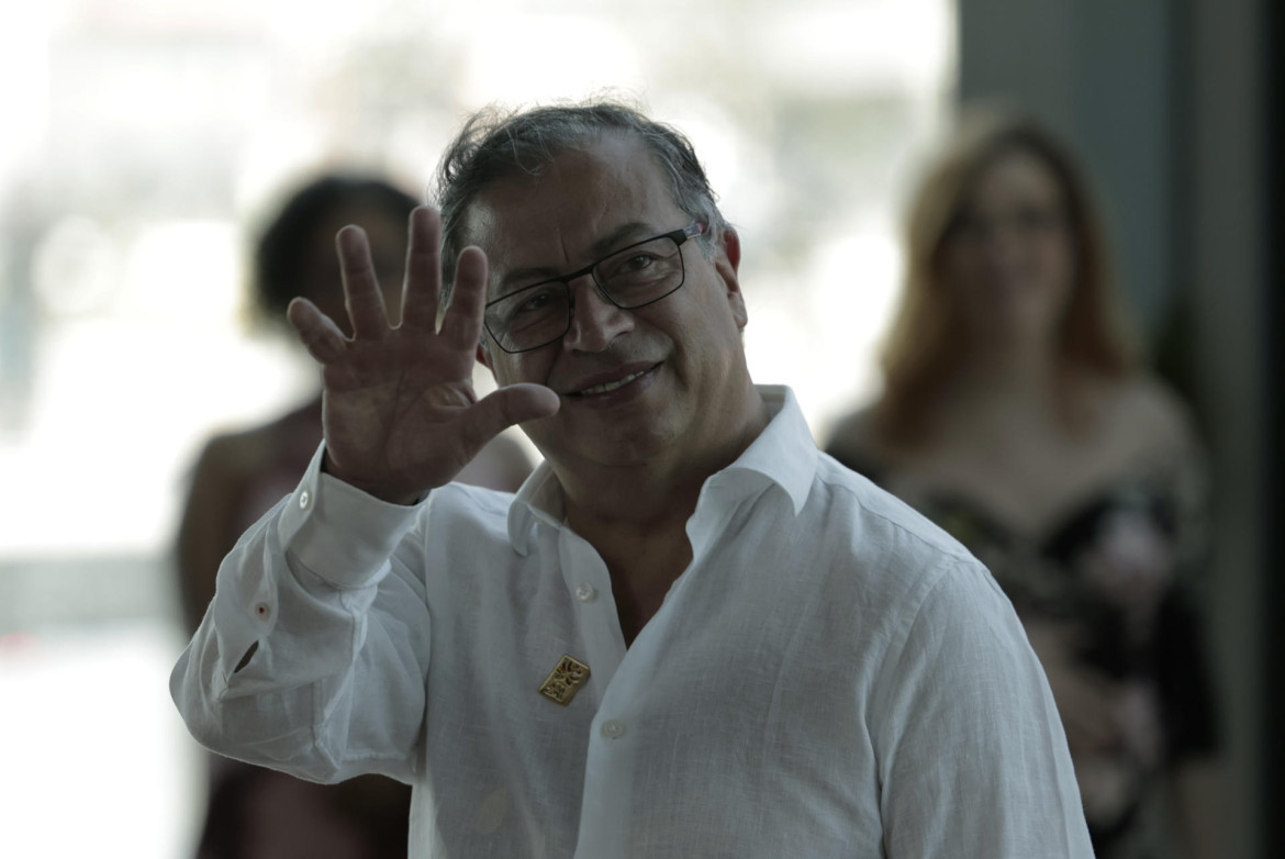 Gustavo Petro en la Cumbre de la Amazonía en Brasil. Foto: EFE.