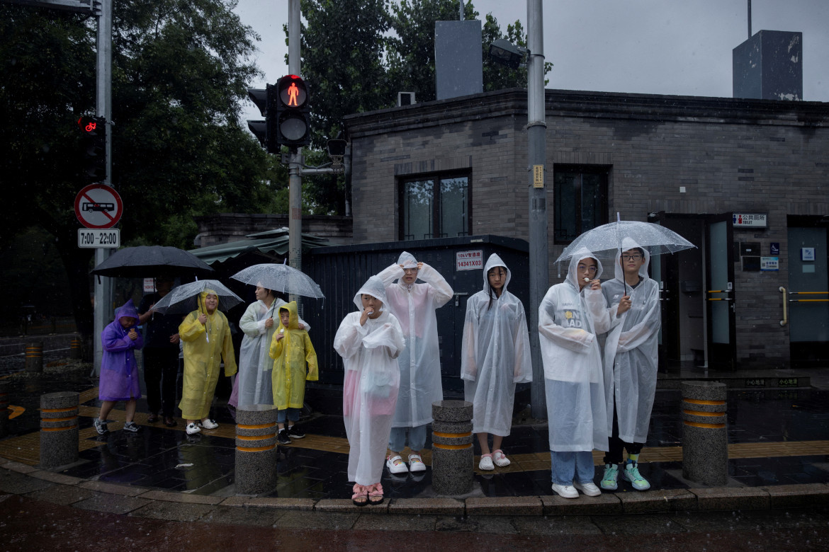 Tifón en China. Foto: Reuters.