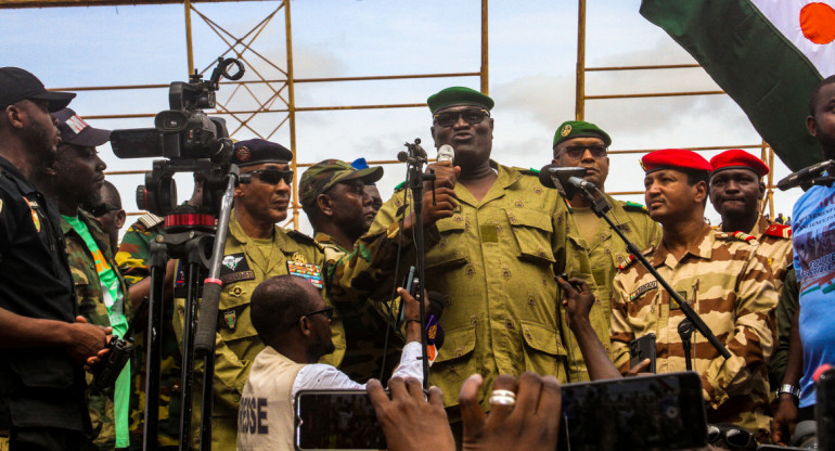 Junta militar de Níger. Foto: Reuters.