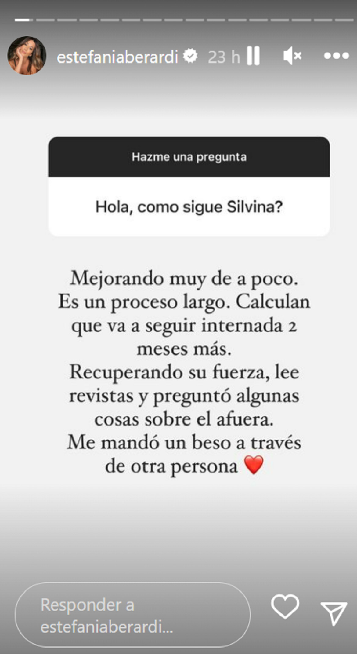 La salud de Silvina Luna. Foto: NA.