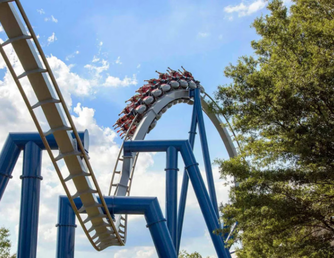 Montaña rusa Fury 325. Foto: Carowinds.