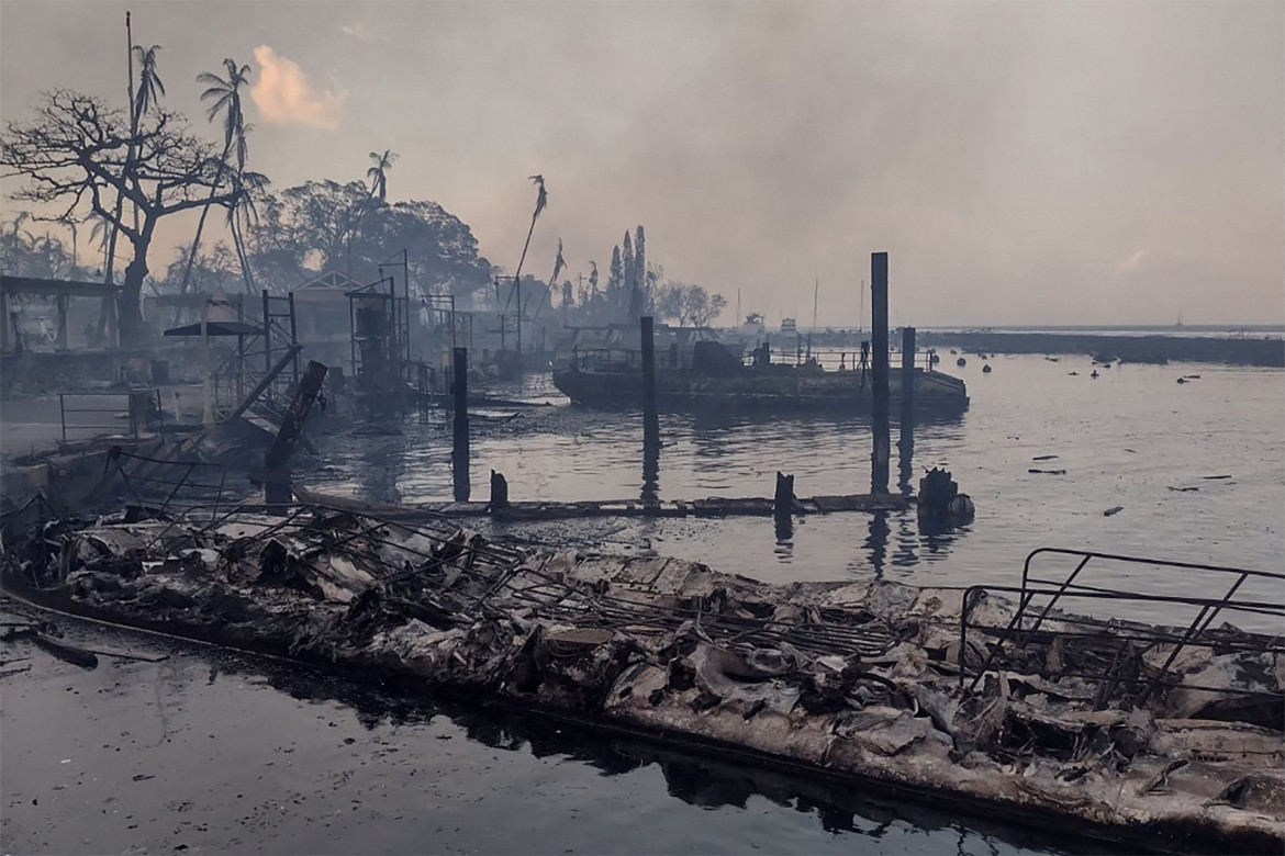 El fuego arrasó con la isla turística de Hawai. Foto: Reuters