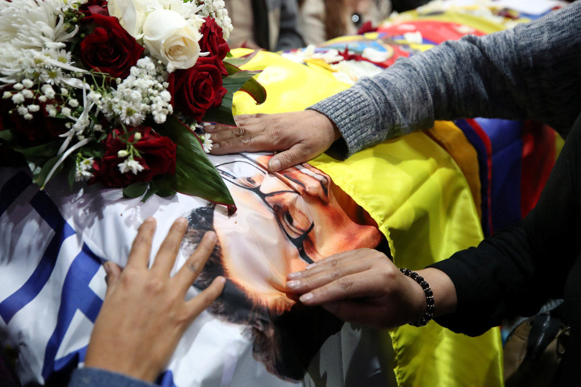 El funeral público de Fernando Villavicencio. Foto: Reuters.