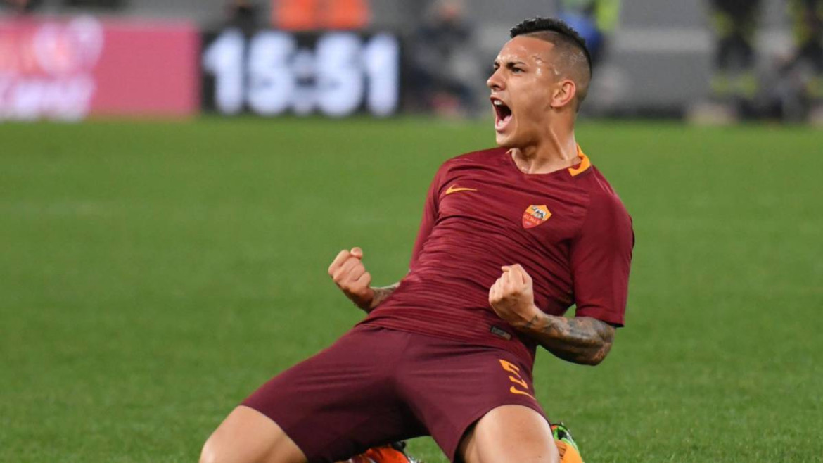 Leandro Paredes en la Roma.