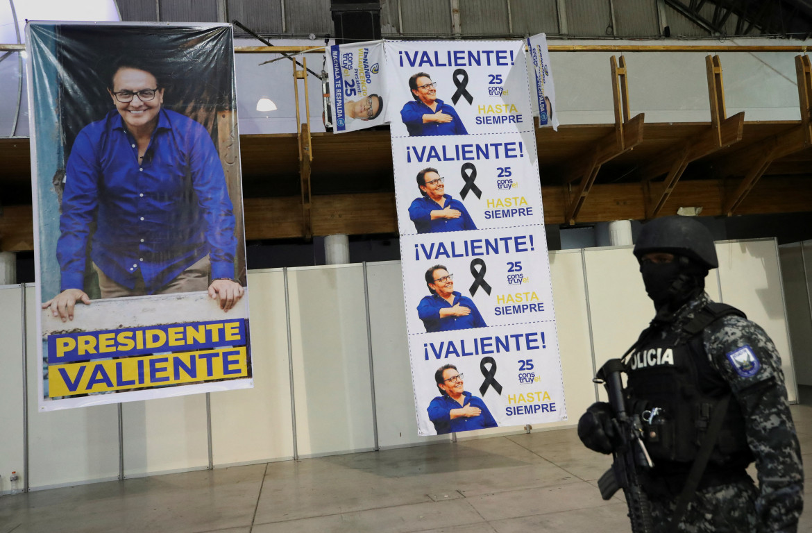 Atentado a Fernando Villavicencio. Foto: Reuters.