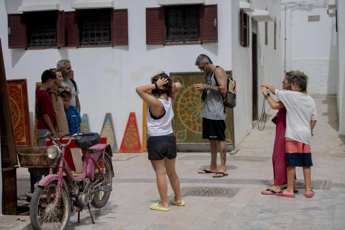 Ola de calor en Marruecos. Foto: EFE.