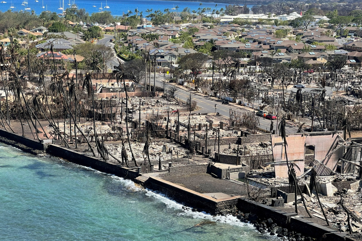 Incendios en Hawai. Foto: Reuters.