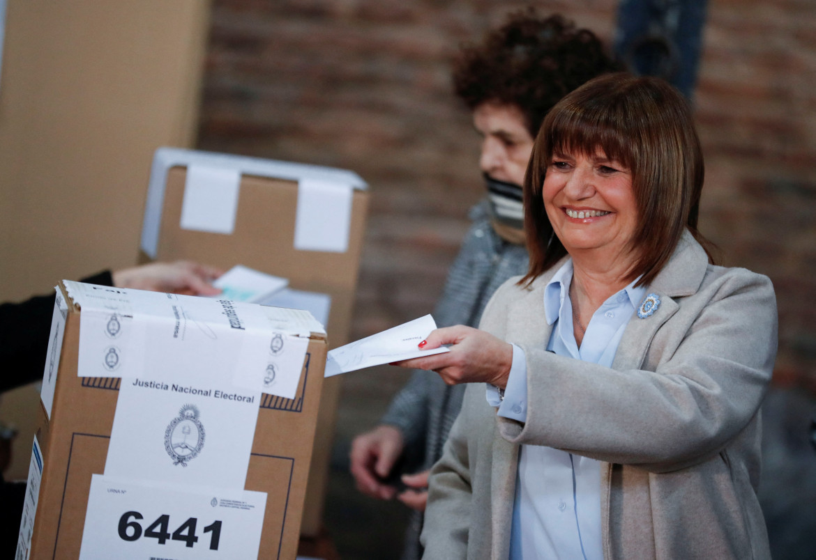 Votación Patricia Bullrich. Foto: Reuters