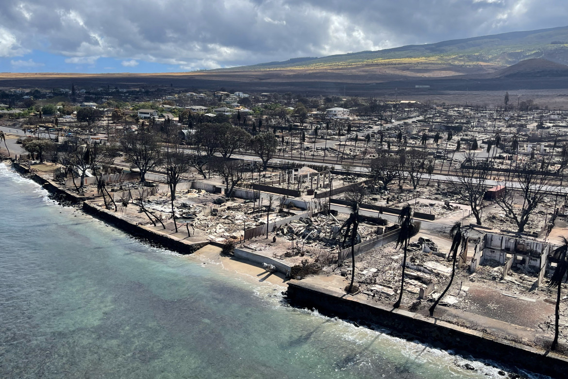 Consecuencias de los incendios forestales en Hawái. Foto: Reuters.