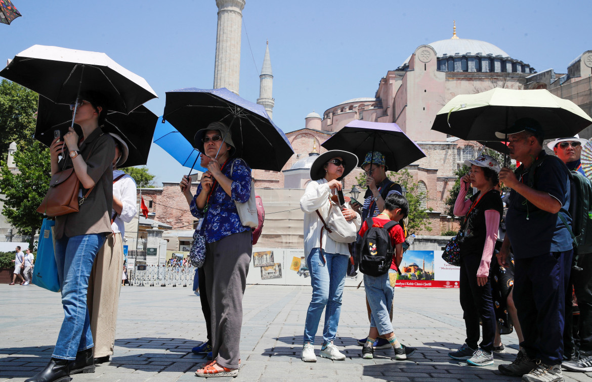 Ola de calor en Turquía. Foto: Reuters