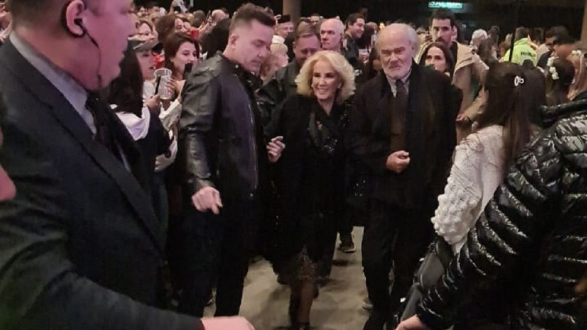 Mirtha Legrand en el show de Luis Miguel. Video: NA.