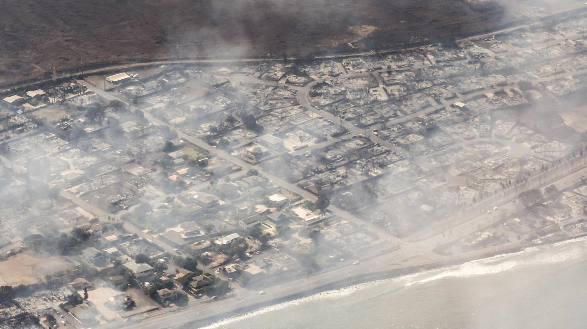 Incendios en Hawái. Foto: EFE.