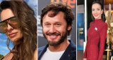 Pampita, Benjamín Vicuña y Natalia Oreiro. Fotos: NA.