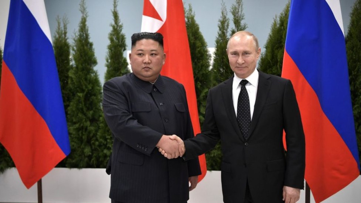 Vladimir Putin y Kim Jong-un