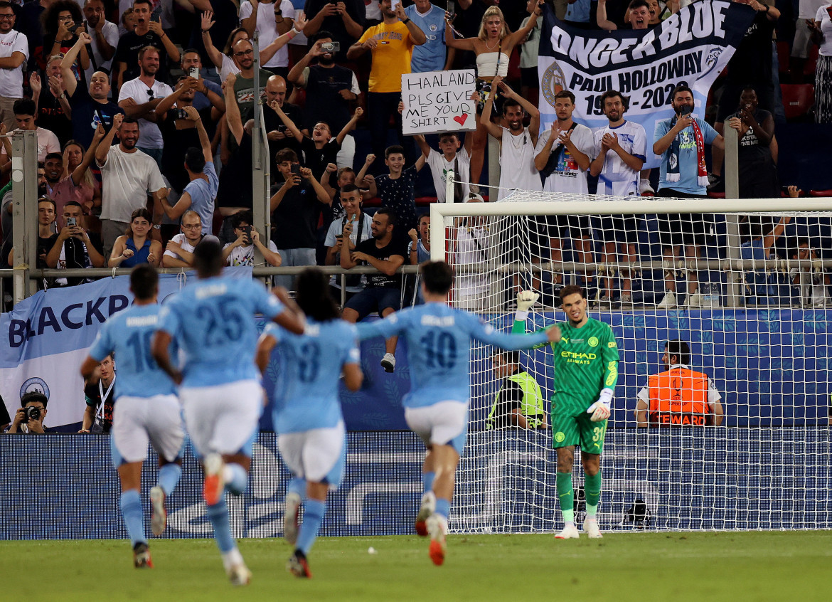 Supercopa de Europa, Sevilla vs. Manchester City. Foto: REUTERS.