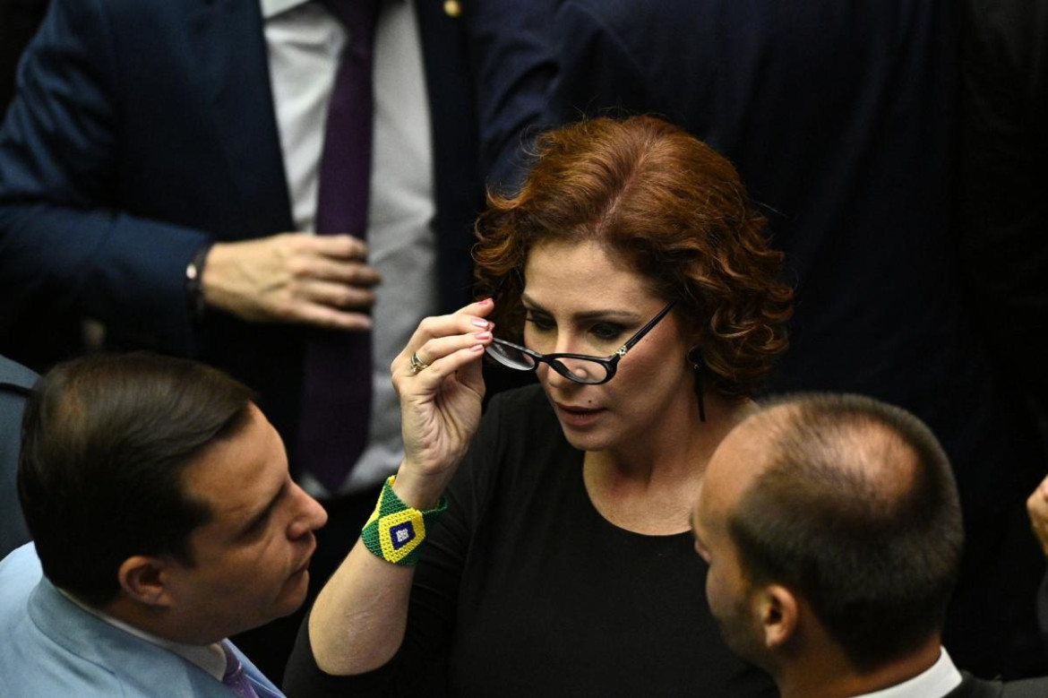 La congresista Carla Zambelli. Foto: EFE