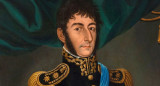 Pintura de San Martín en 1818 por José Gil Castro