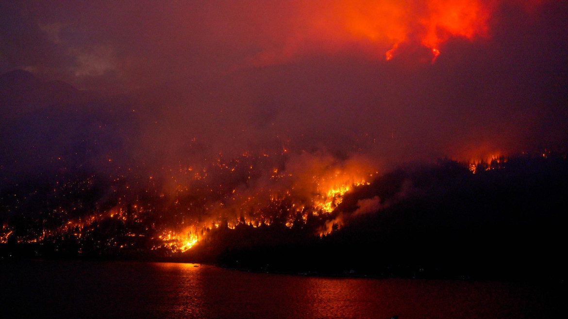 Incendios en Canadá. Foto: EFE.