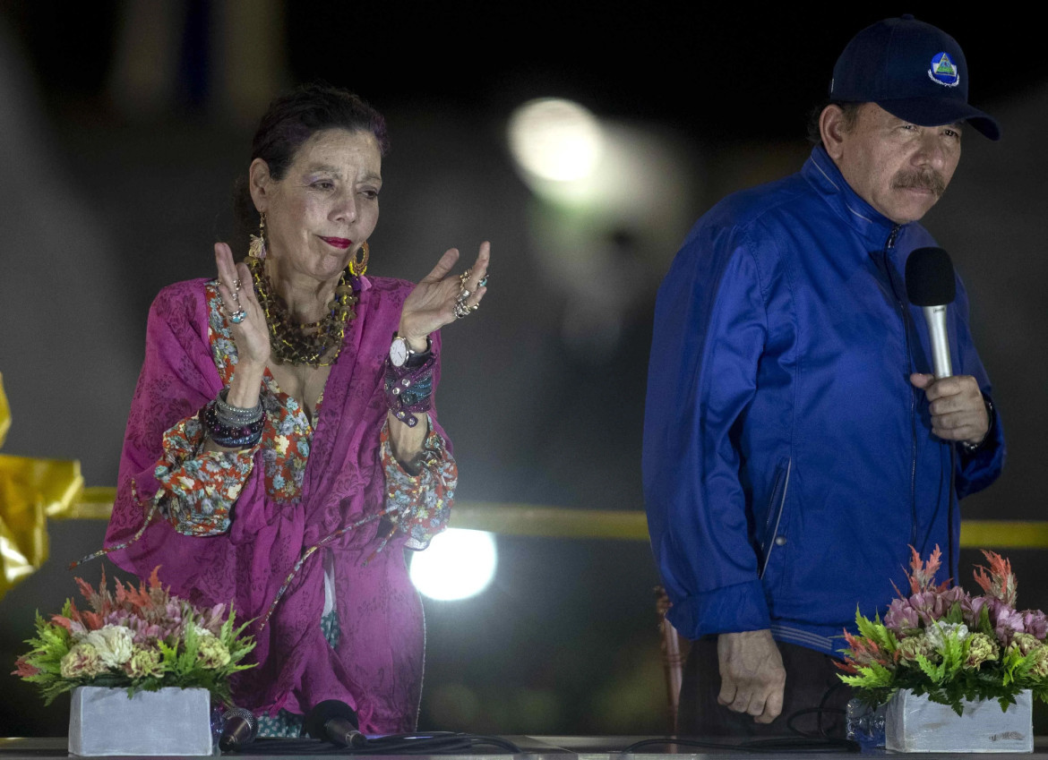 Daniel Ortega y Rosario Murillo. Foto: EFE