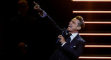 Luis Miguel durante su show en el Movistar Arena. Foto: Reuters.