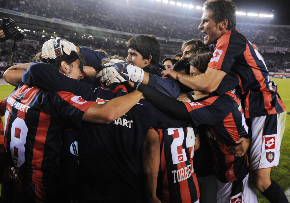 San Lorenzo triunfó en el Monumental. Foto: NA.